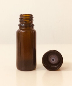 Frasco cristal 10 ml. color ámbar