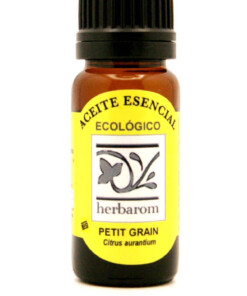 Aceite esencial PETIT GRAIN 100% puro y natural  Bio 10 ml.   (Citrus aurantium b.)