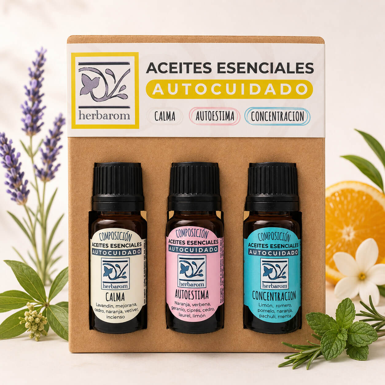 PACK Autocuidado Calma - Autoestima - Concentración